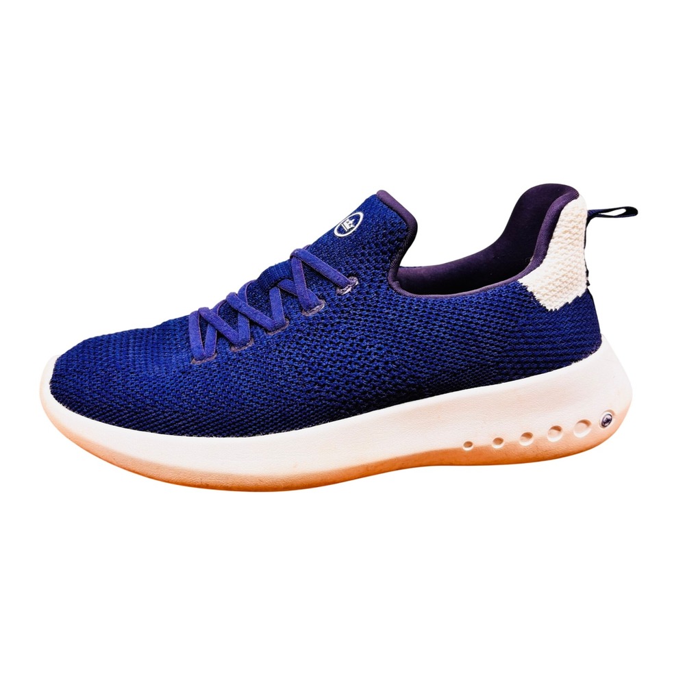 Peter Millar Hyperlight Glide Navy Blue Knit Sneakers LS22EF02 Womens 7.5